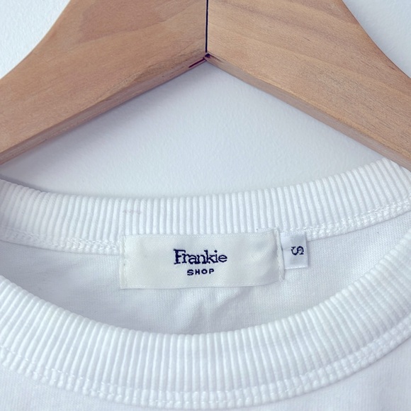 EVA PADDED SHOULDER MUSCLE T-SHIRT - WHITE - Picture 2 of 2